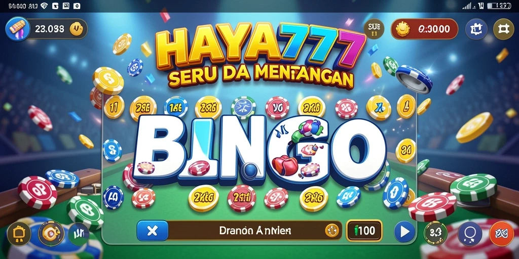 Tampilan gameplay seru dalam HAYA777 Bingo.
