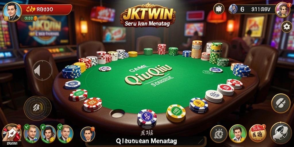 Screenshot JKTWIN menampilkan strategi QiuQiu yang menarik.