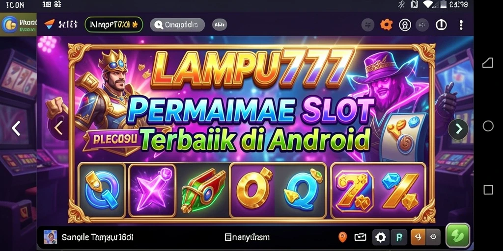 Tampilan gameplay Slot yang memikat dalam LAMPU777.
