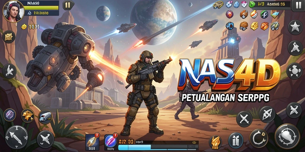 Gameplay menarik dari NASA4D yang penuh aksi dan petualangan.