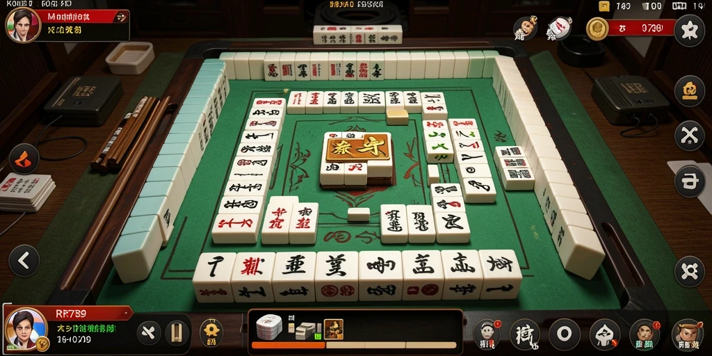 Tampilan gameplay menarik dari permainan Mahjong RR789.