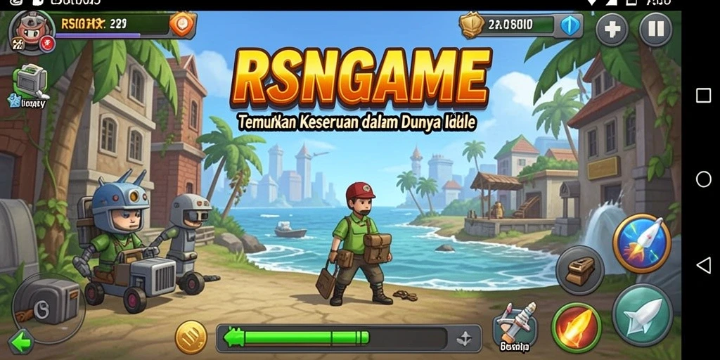 Tampilan gameplay RSNGAME yang menarik dan penuh warna.